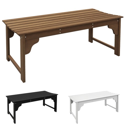 Outsunny wooden garden bench - garden,