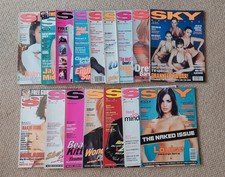 Bundle of 16 Sky Magazines