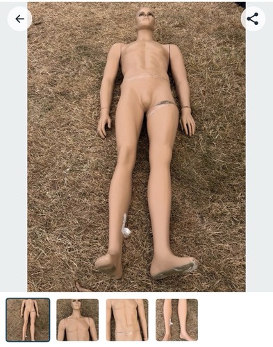 Vintage male mannequin full - vintage,