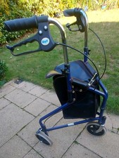 Days 3 Wheel Walking Aid. Blue