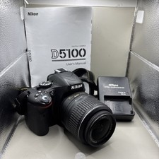Nikon D5100 Digital SLR Camera with 18-55mm Autofocus Lens See Description