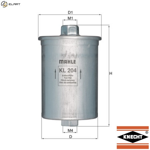 Fuel filter 204 - 204, vw