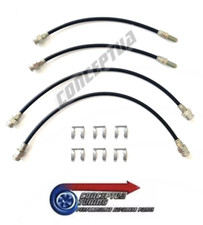 Stainless Braided Brake 4 Line