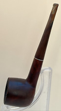 L H Stern 'London Royal' straight Billiard Estate Pipe with thin silver collar
