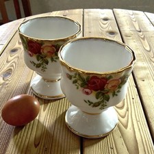 Pair Royal Albert Old Country