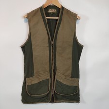 Musto Mens Large Shooting Gilet Clay Vest Waistcoat Hunting Outdoor Zip Pockets