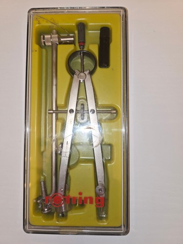 Vintage rotring compass set - vintage,