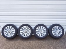 CITROEN C4 MK1 GRAND PICASSO 16" ALLOY WHEELS 2 GOOD TYRES 215/55R16 9683593280