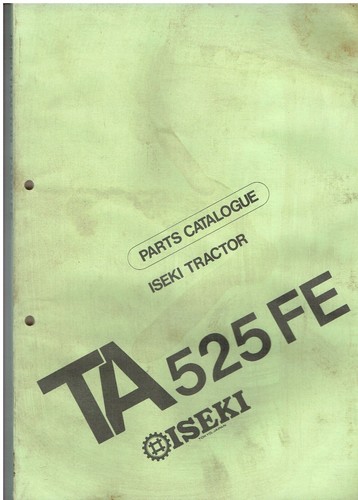 Iseki model ta5325fe tractor - model,