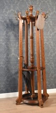 Large Oak Circular Hall Stand