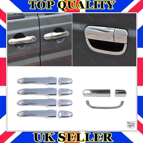 Chrome door handle - door,