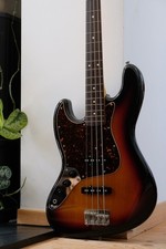 Fender Japan JB62 US LH Jazz Bass 3 Tone Sunburst Reissue Left-Handed MIJ