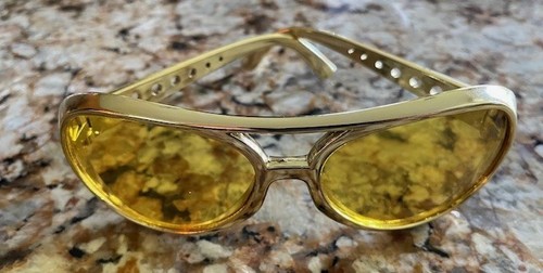 Elvis presley gold rim - gold,