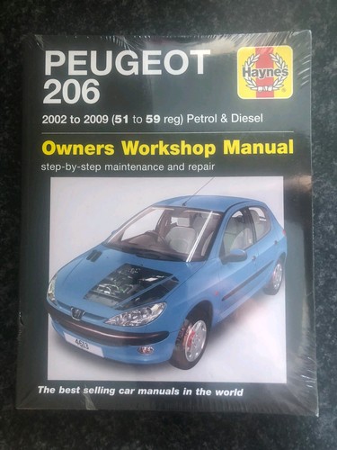 Haynes peugeot 206 petrol - petrol, &