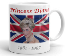 Princess diana mug ceramic - princess,