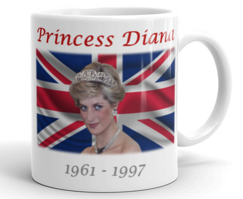 Princess diana mug ceramic - princess,