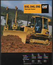 Caterpillar D3G, D4G and D5G Track-type Tractors Brochure Leaflet