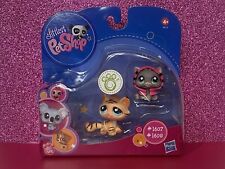 BNIB! Littlest Pet Shop LPS Grey Kitten #1607 Orange Tiger Tabby Cat #1608 BOXED