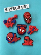 6x Spider-man Spiderman Spidey Style Jibbitz Crocs Shoe Charms Clog Jibbit