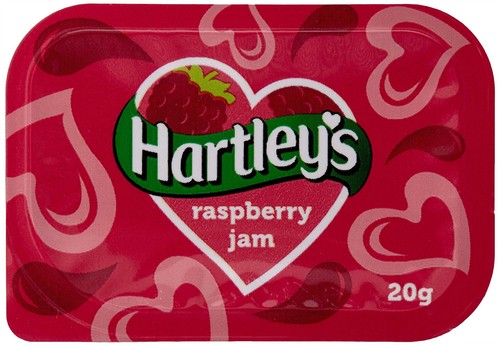 Raspberry jam portions - raspberry,