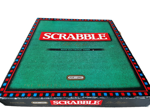Scrabble deluxe board game - deluxe,