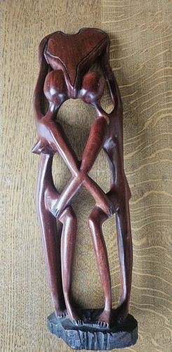 African handcrafted dancing