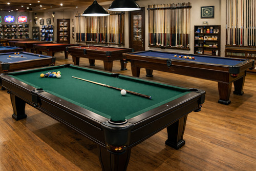 Cut billiard pool table - cut,