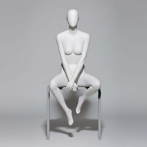 Female seated mannequin - female,