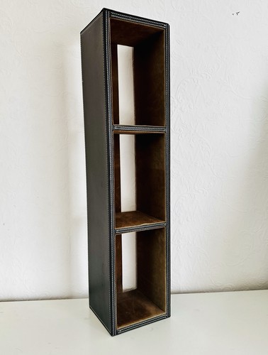Faux leather dvd storage - faux,