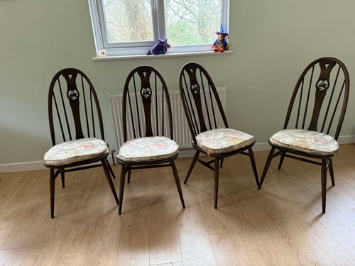 Ercol model 876 swan back - 4,
