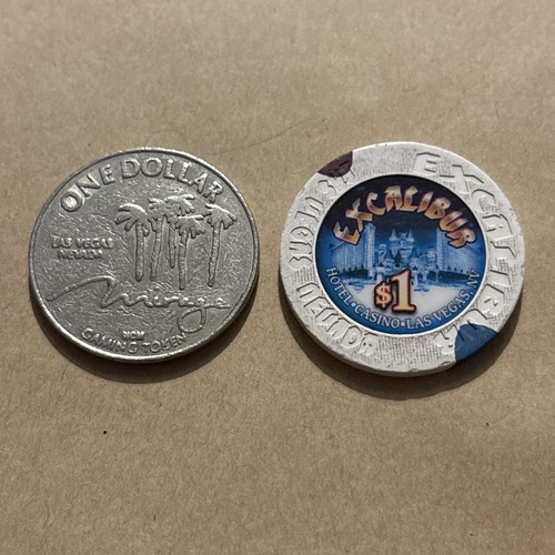 Las vegas casino chips - x, $1