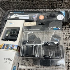 Gopro Hero Black With Accessories Pole Chest Harness