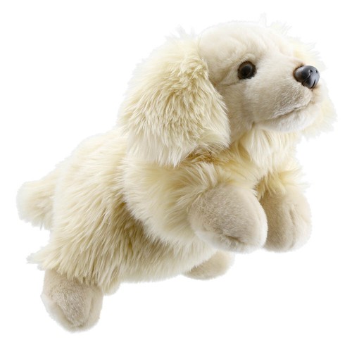Golden retriever puppet - golden,