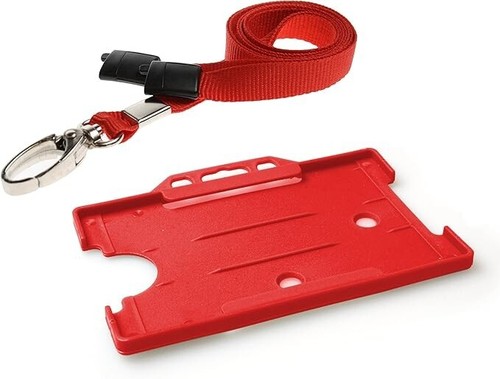 Red lanyard neck - red,