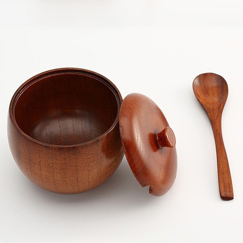 Wooden spice jar bottle - wooden,