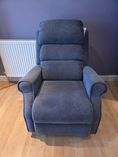 Blue Electric Recliner