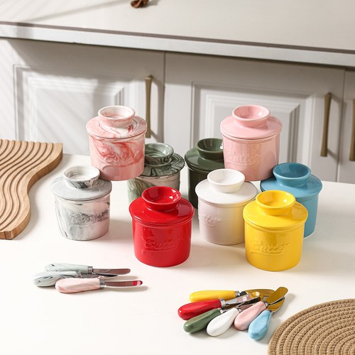 Ceramic butter dishes - ceramic,