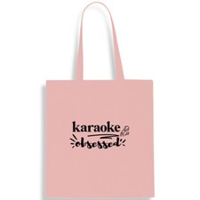 Karaoke Obsessed Cotton Tote