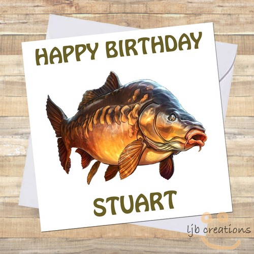 Personalised mirror carp - carp, '