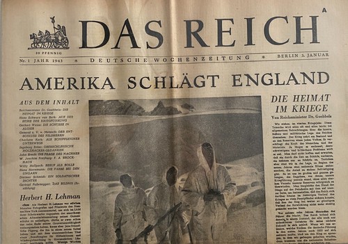 Journal the reich number 1 - of,