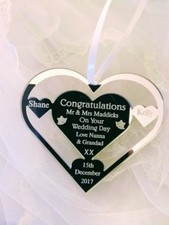 WEDDING DAY HEART HORSE SHOE