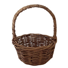 Vintage Round Basket Woven