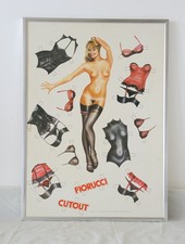 Framed advertising poster By