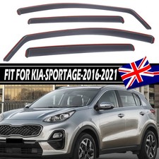 4pcs Wind Deflectors Edgevisors Tinted For KIA Sportage MK4 5 Door SUV 2016-2021