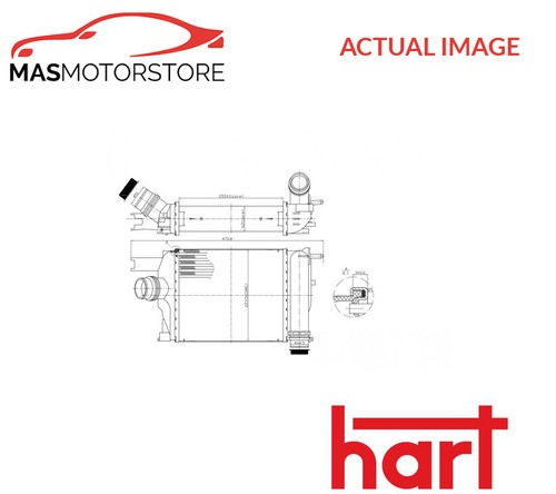 Intercooler radiator hart 614 - hart,