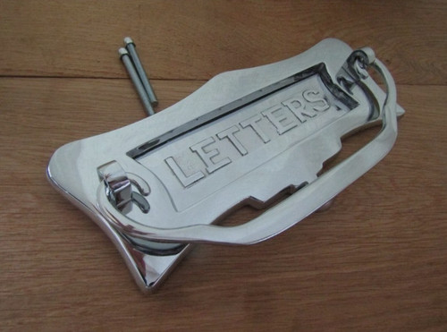 Sprung solid brass letter - solid,