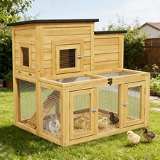 Large Outdoor Wooden Quail