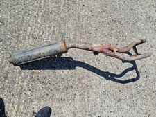 KAWASWKI ER5 ER 500 COMPLETE EXHAUST DOWNPIPES HEADERS MUFFLER SILENCER OEM