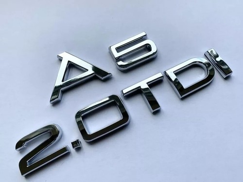 Chrome 0tdi badge - chrome, a5