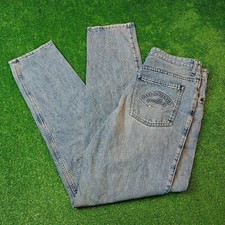 Vintage Paul & Shark Jeans Mens 32 straight zip relaxed light wash casual denim